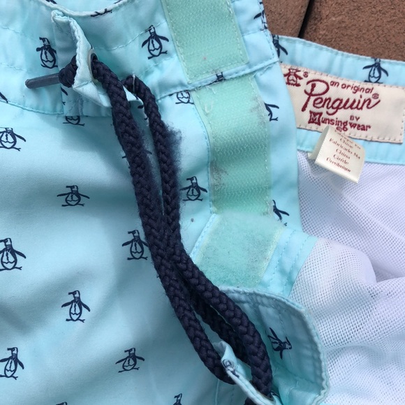 Original Penguin light blue bathing suit - Picture 2 of 6